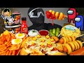 ASMR MUKBANG 편의점 핵불닭 미니!! 떡볶이 & 핫도그 & 치즈 피자 FIRE Noodle & HOT DOG & CHEESE PIZZA EATING SOUND!