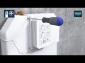 How to install the GROHE Uniset Slim WC Frame