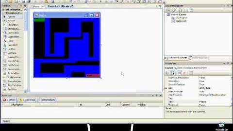 visual basic tutorial how to make a maze game(WITH PROJECT)