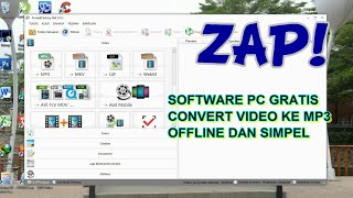Aplikasi converter video ke mp3 pc gratis ... screenshot 1