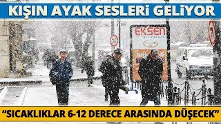 Meteoroloji Genel Müdürü Volkan Mutlu Coşkun Sıcaklıklar 12 Derece Düşecek