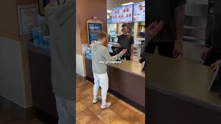 I asked for a McFlurry at Dairy Queen.. (Acting like an NPC in public)