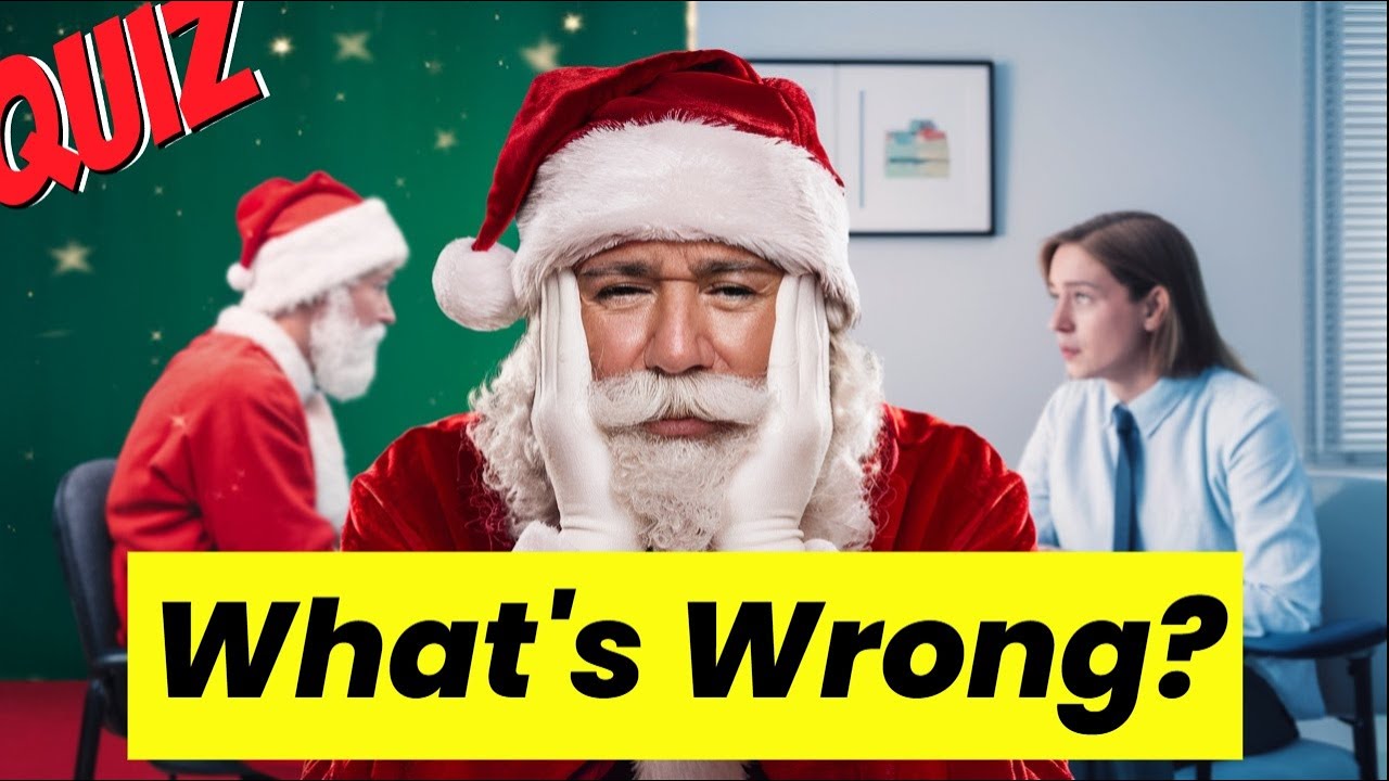 Что не так с Сантой? | Забавная викторина для психотерапевтов 🎅