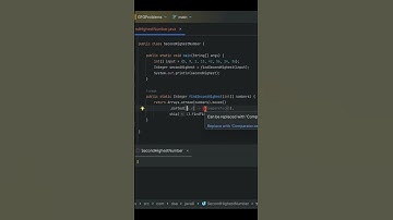 Find Second Highest Number in Array using Java 8 Streams 🚀 #Java8 #Coding