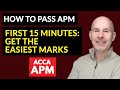 Get the Easiest Marks in 15 Minutes | How to Pass ACCA APM