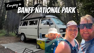Camping in Banff National Park (two jack lakeside)