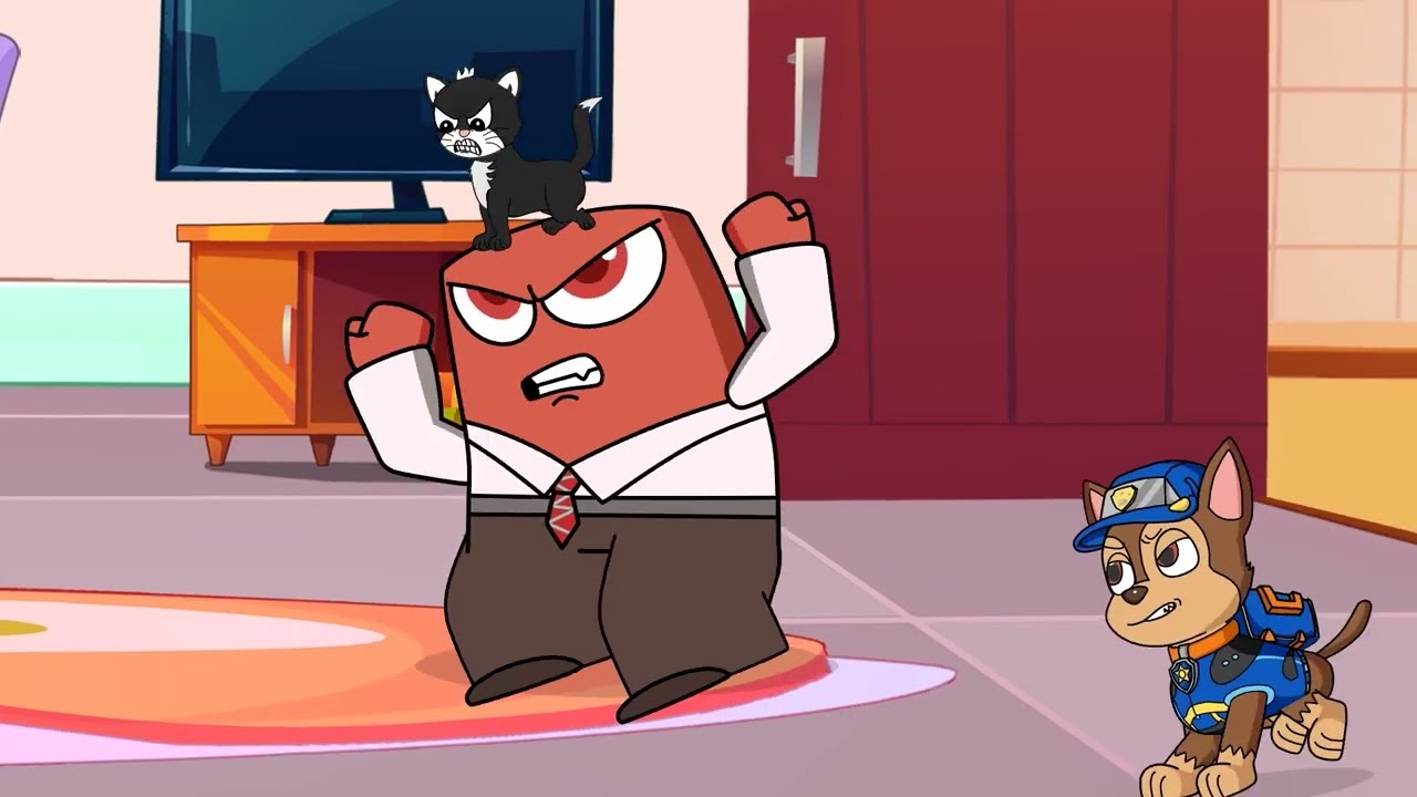 INSIDE OUT 2 : FEAR x JOY FULL SAD STORY But there's Paw Patrol?! - INSIDE OUT 2 Animation