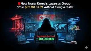 How North Korea’s Lazarus Group Stole $81 Million Without Firing a Bullet  #hiest #crimestory #story