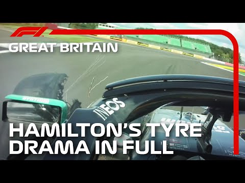 Lewis Hamilton&rsquo;s Tyre Drama In Full, With Radio | 2020 British Grand Prix