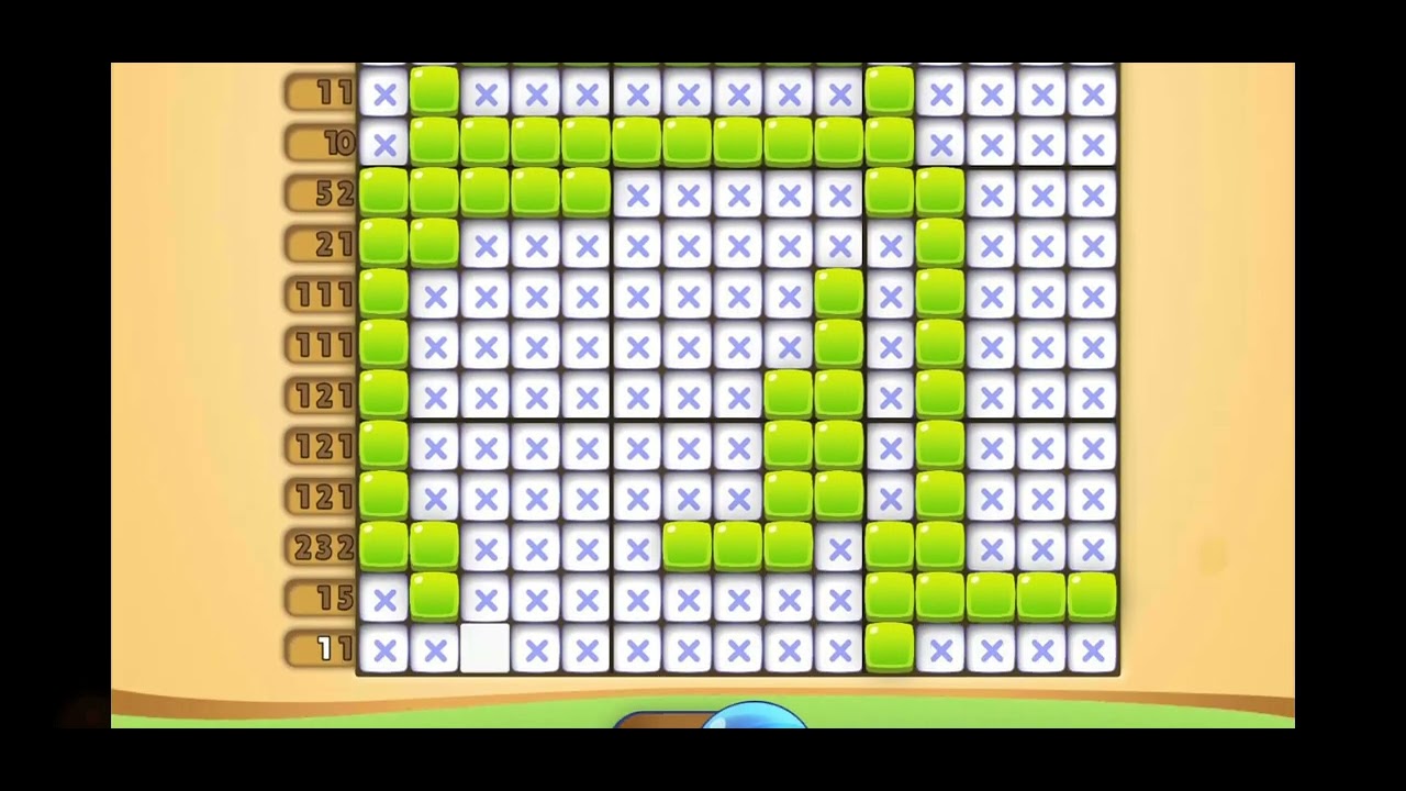 Nono Crossing Level 921 Picture Nonogram - YouTube