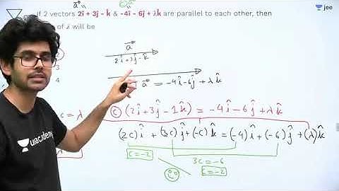 vector problem  based on  parallel  vectors