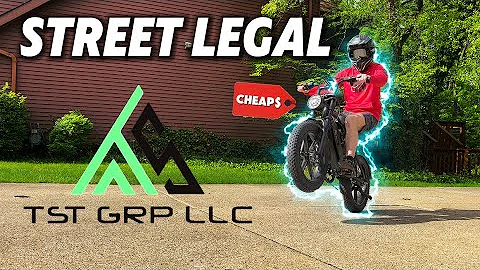 I Got the CHEAPEST Street Legal E-bike// TST R002 Ebike
