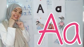 شرح letter a على طريقة جولي فونكس | كورس تأسيس اللغة الإنجليزية من الصفر