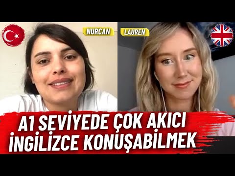 A1 Seviyede Çok Akıcı İngilizce Konuşabilmek