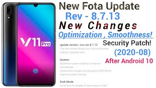 Vivo V11 Pro New Update 8.7.13 || After Android 10 screenshot 5