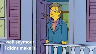 Steamed Hams but Chalmers didn't make it despite Seymour's directions