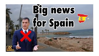Spanish news RESIGNATION OF SANCHEZ 😮torrevieja vlog(pedro sanchez )torrevieja costa Blanca Spain