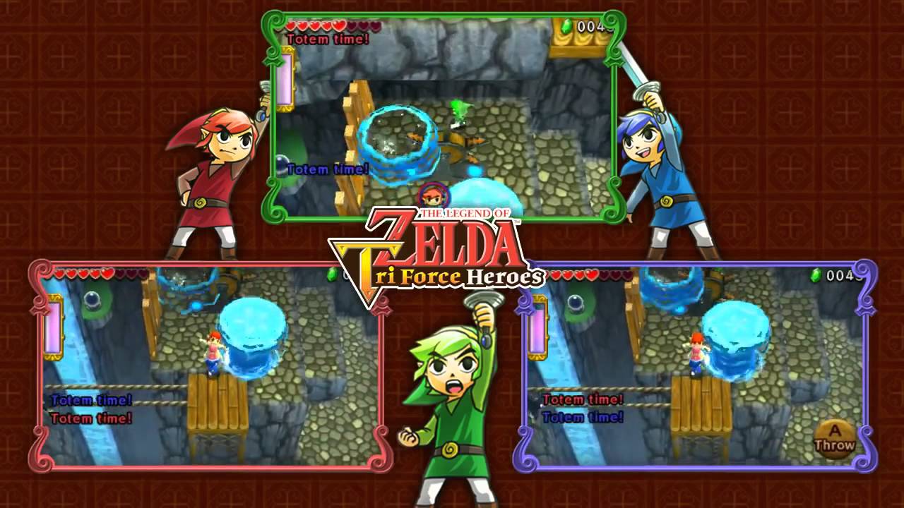 Abyss Riverside Tri Force Heroes Part 6 Riverside Abyss of Agony! 3 Player 100% ...