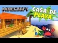 Minecraft: Como hacer una Casa de playa (beach house) Tutorial.