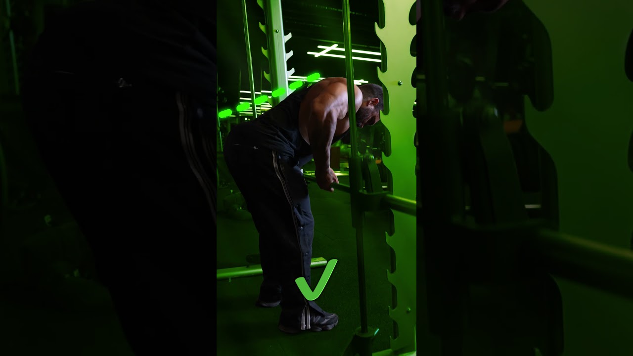 Smith Machine Reverse Grip Bent Over Row - YouTube