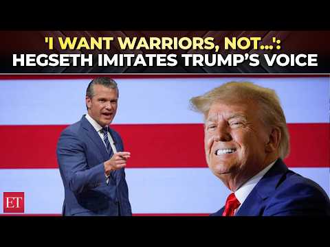 'I want warriors, not wokesters': Pete Hegseth imitates Trump’s voice at Air Force academy