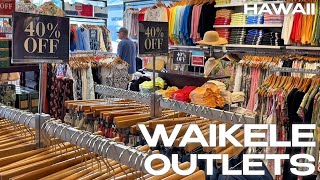 Waikele Premium Outlets - Oahu Hawaii 4K