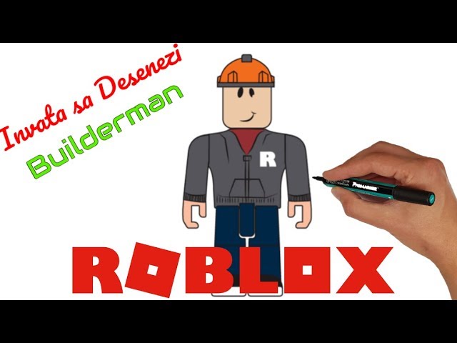 How to Draw Builderman  Roblox (Drawing Videos Step by Step) 