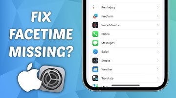 How to Fix FaceTime Missing in iPhone Settings