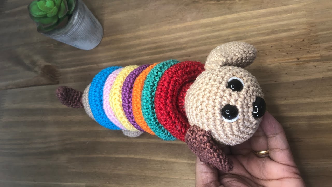 Cachorrinho Bob amigurumi, desmontável, educativo e lúdico | Débora Travasso #youtube