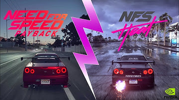 Nissan Skyline GTR R34 comparison | NFS Heat vs NFS Payback