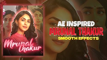 Mrunal Thakur | Alight Motion - Badass XML | Mrunal Thakur Alight Motion Free XML |