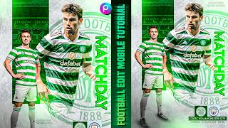 Football Edit Tutorial PicsArt Design Mobile - Como Fazer Arte Flyer de Jogador de Futebol Matchday screenshot 5