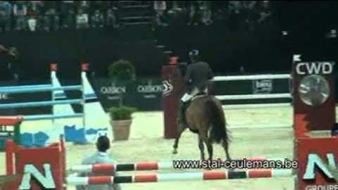 Patrick Spits, Euphony Cadjanine Z, CSI Montpellier, GP 1 50m, 13 11 2011