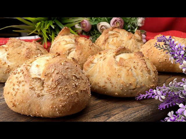 I don't buy bread anymore! New perfect recipe for crispy bread. Just bake it! class=