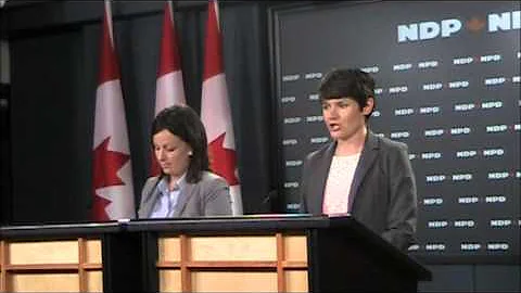 Megan Leslie, Reaction to Cabinet Shuffle - 071513