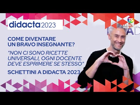 Vincenzo Schettini: Un bravo insegnante? Non ci sono ricette, ogni docente deve esprimere se stesso