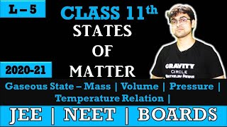 States of Matter || Measurement Terms of Gases | Pressure Temperature Mass Volume | L-5 | JEE | NEET