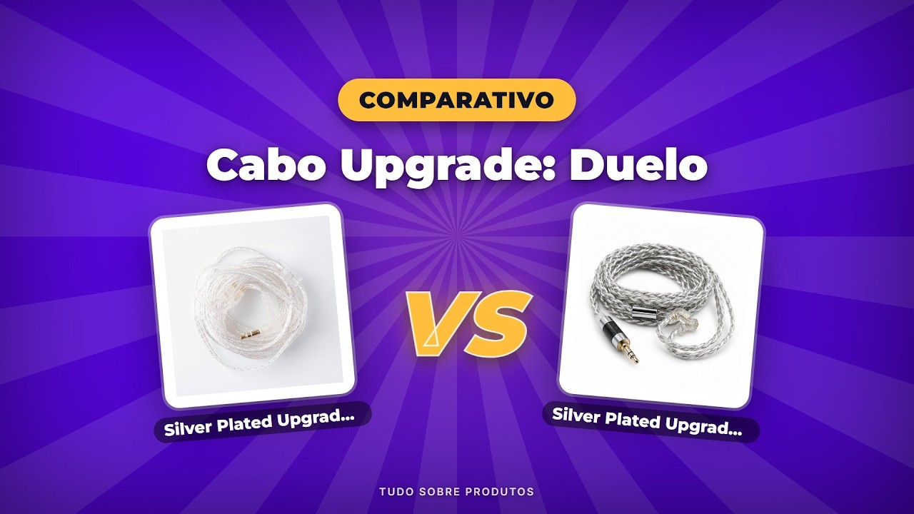 Capa: Cabo KZ Padrão vs Silver Plated: Vale o Upgrade?