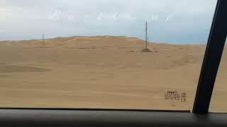 Isolated Turkmenistan desert | Travel with me | On my way back | Buckle up