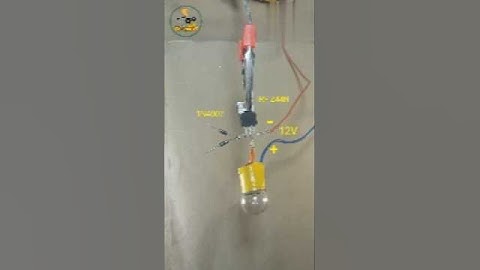 Simple touch ON OFF switch using mosfet | touch switch circuit #electrical #carbatterycharger