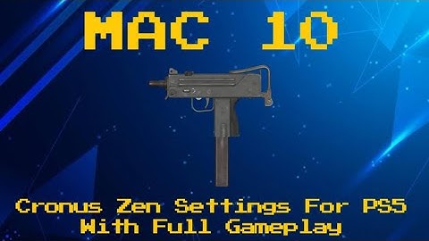 MAC 10 - Cronus Zen PS5, Season Four Pack & WZ Pro Pack - No Recoil Plus Full Gameplay