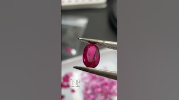 Đá ruby tấm 2-6li #daquytunhien #ruby #gemstone