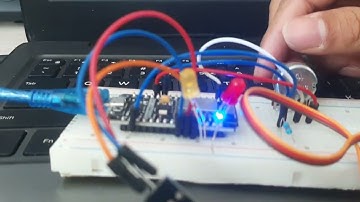 blynk servo and LED brightness control with potensiometer