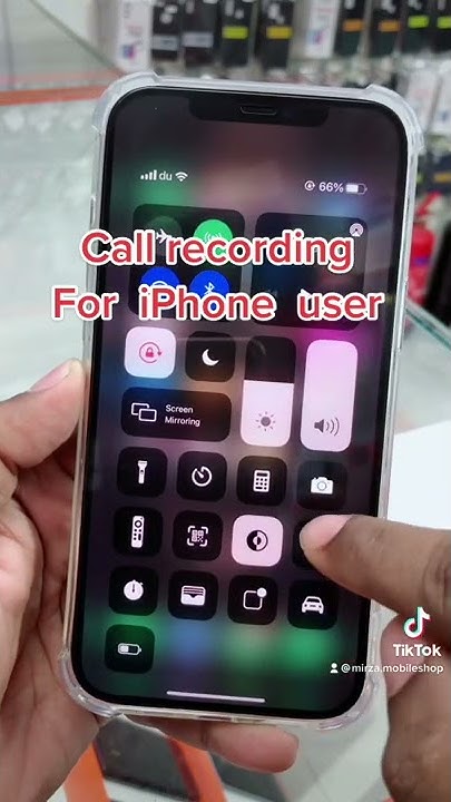 How to record a conversation using iphone