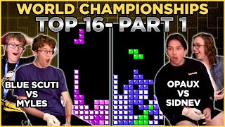CTWC 2023 TOP 16 Pt. 1 | Tetris World Championship