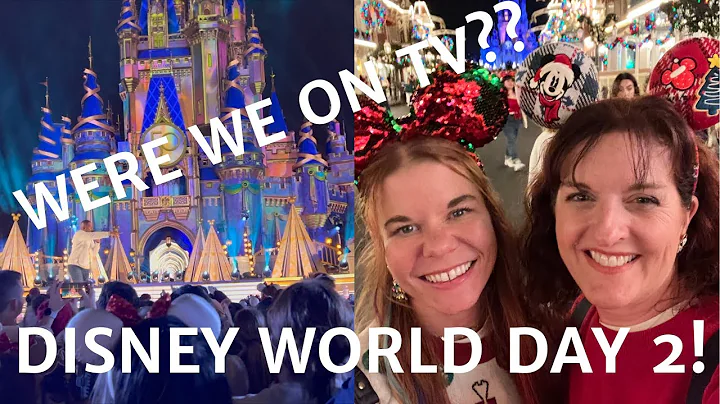 Being On TV At Disney World Christmas Trip Day 2