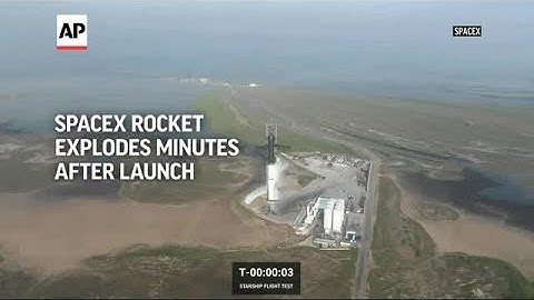 SpaceX giant rocket explodes minutes after launch