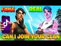 I tried out for a TIKTOK CLAN as a FAKE DEFAULT then showed the MOST RARE SKIN...