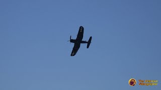 Vought F4U Corsair | Slo-mo flyby | 4K