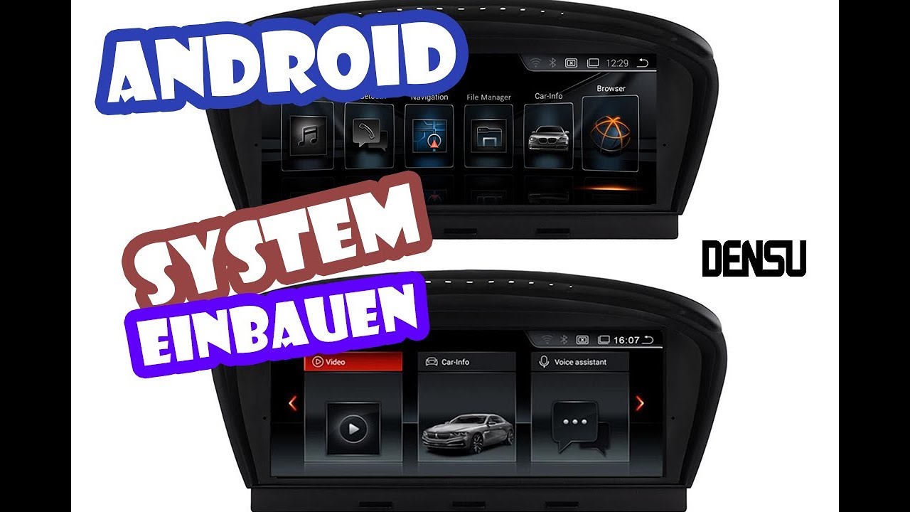 BMW E92 Android Entertainment System Radio Display Tauschen #DENSU